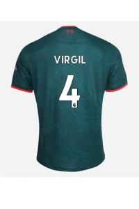 Fotbalové Dres Liverpool Virgil van Dijk #4 Třetí Oblečení 2022-23 Krátký Rukáv
